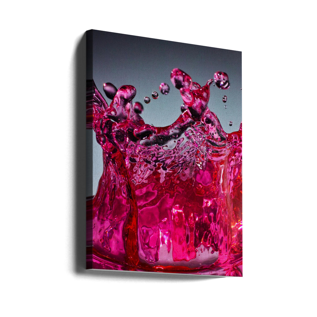 Water Jewelry by Toshio Taneda | Liquid Red Splash, Large Canvas Wall Art Print | Artsy Earth