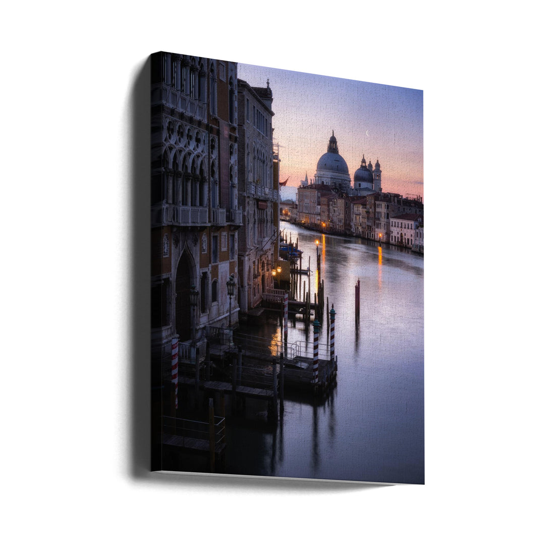 Venice Academia Sunrise by Tomaz Klemensak | Venice Morning Water, Large Canvas Wall Art Print | Artsy Earth