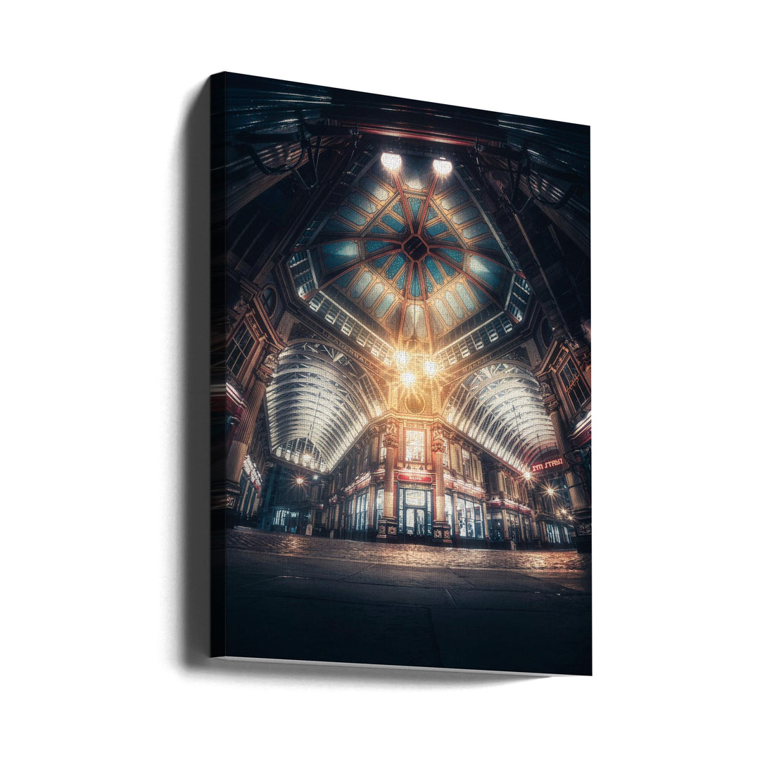 Late Hour by David George | London Landmark Night, Large Canvas Wall Art Print | Artsy Earth