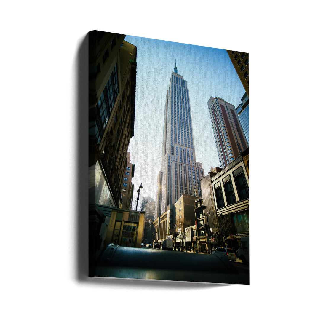 Empire State Building by Serge Grop | New York Skyscraper, Large Canvas Wall Art Print | Artsy Earth