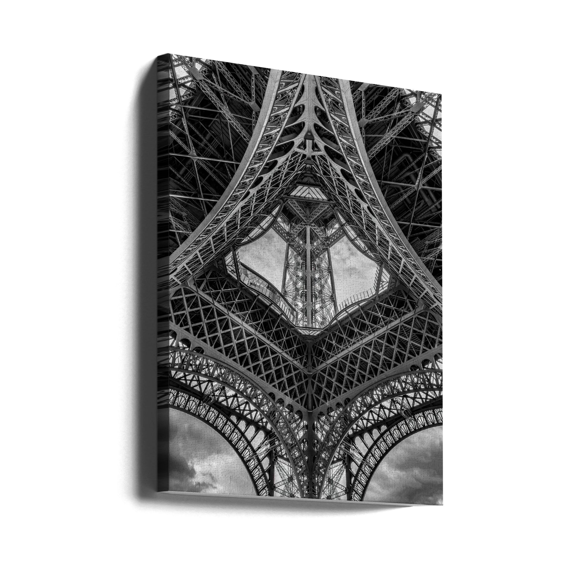 French Scaffolding by Craig Stampfli | Paris Architecture Landmark, Large Canvas Wall Art Print | Artsy Earth