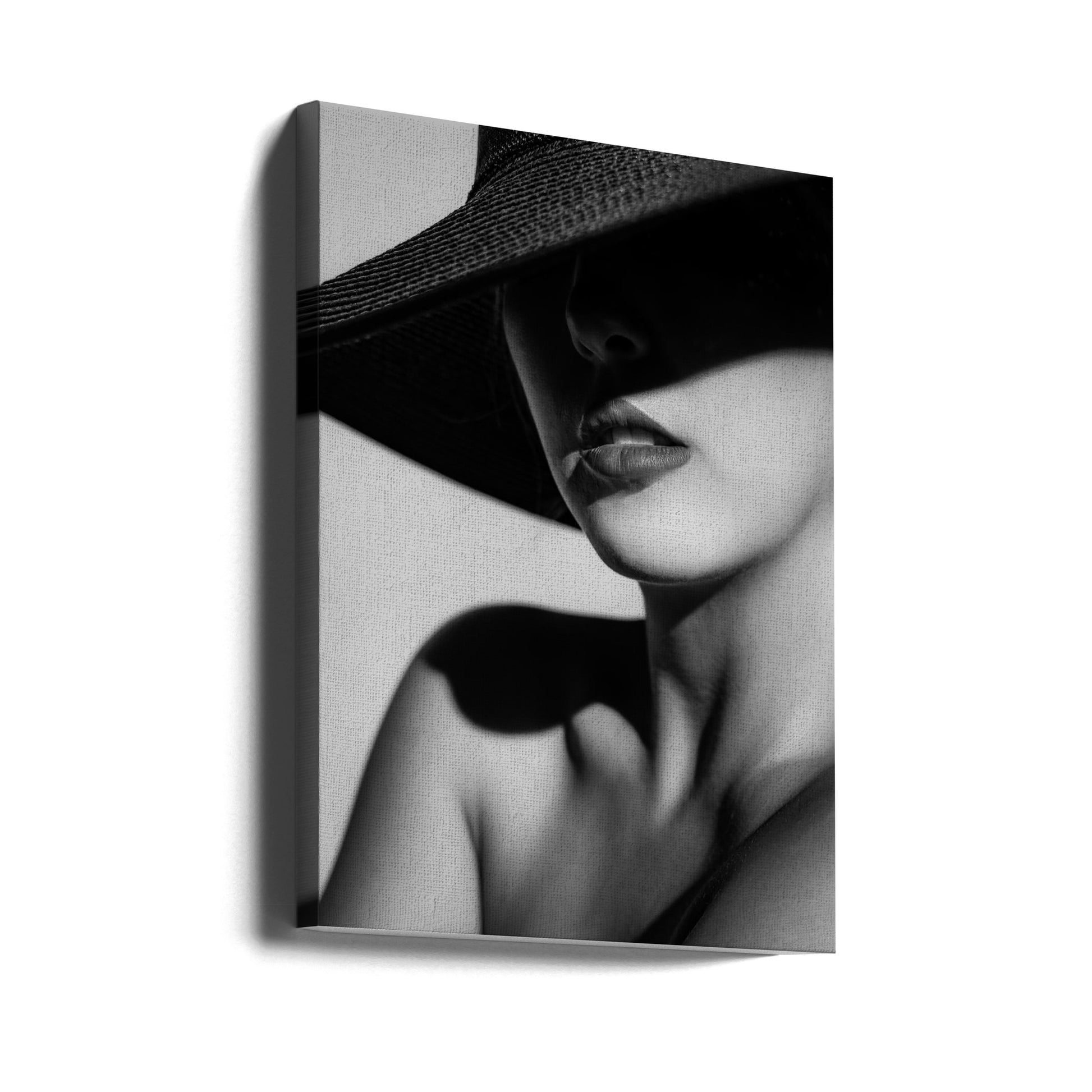 Hat and Shadow by Craig Stampfli | Portrait Light Shadow, Large Canvas Wall Art Print | Artsy Earth