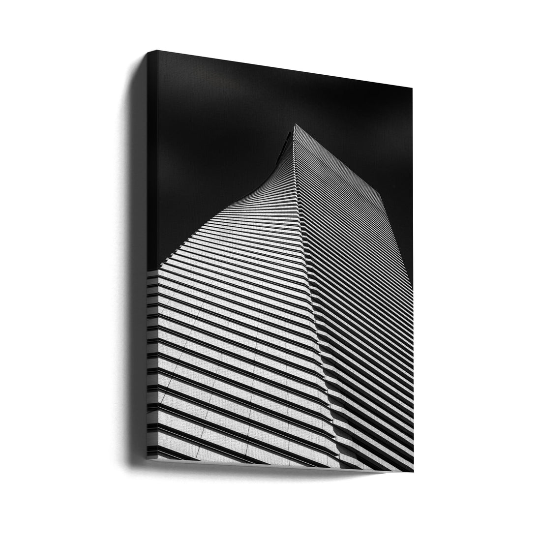 Urban Lines by Makihiko Hayama | Monochrome Architecture Abstract, Large Canvas Wall Art Print | Artsy Earth