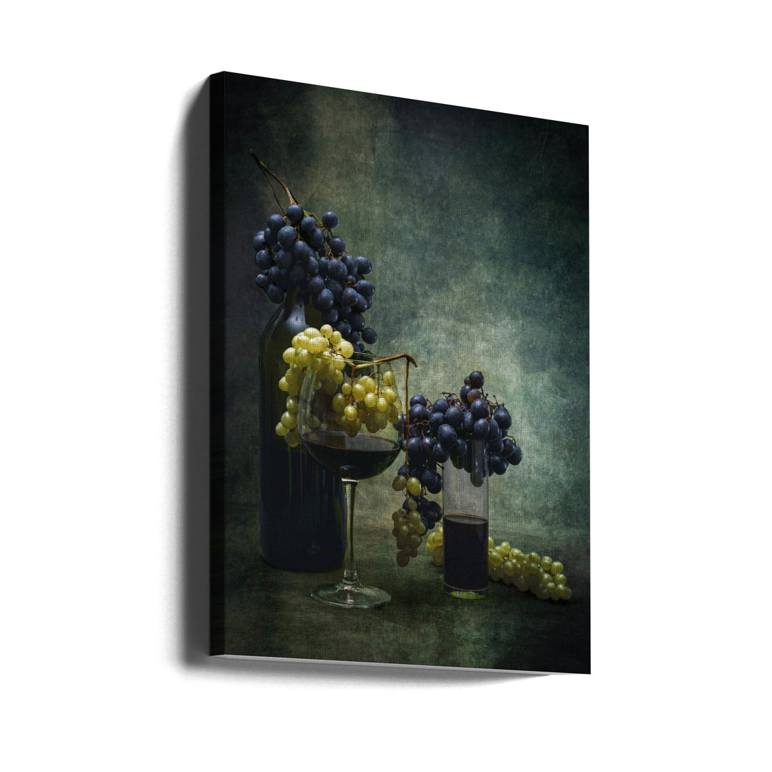 With Grapes by Brig Barkow | Red Wine Glass, Large Canvas Wall Art Print | Artsy Earth