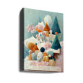 A Tiny Village by Treechild | Cute Fantasy Village, Large Canvas Wall Art Print | Artsy Earth