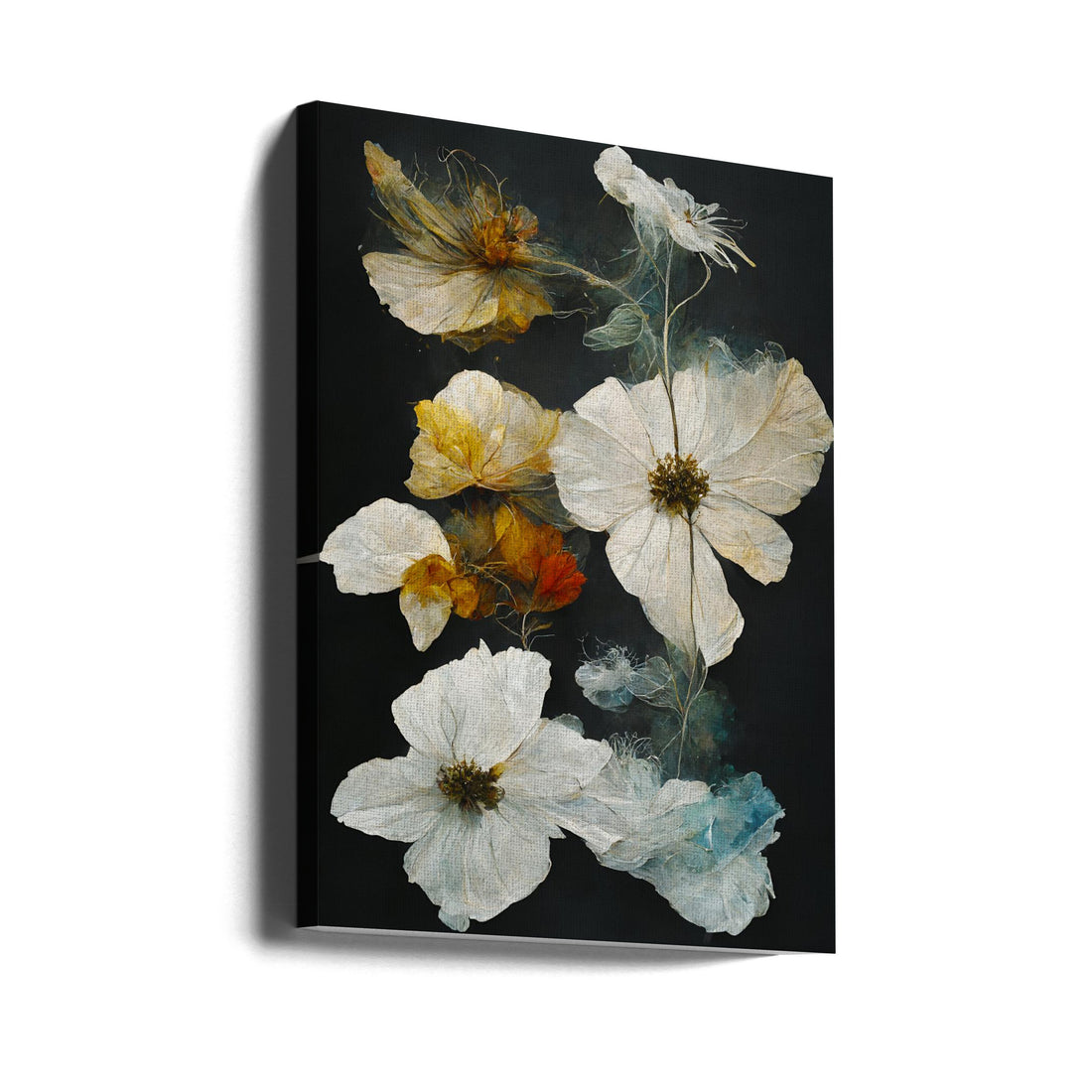 Dry Flowers by Treechild | Botanical Dried Flora, Large Canvas Wall Art Print | Artsy Earth