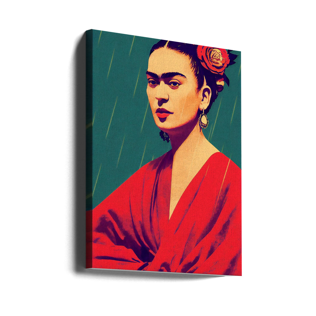 Enjoy Every Moment by Treechild | Frida Portrait Art, Large Canvas Wall Art Print | Artsy Earth