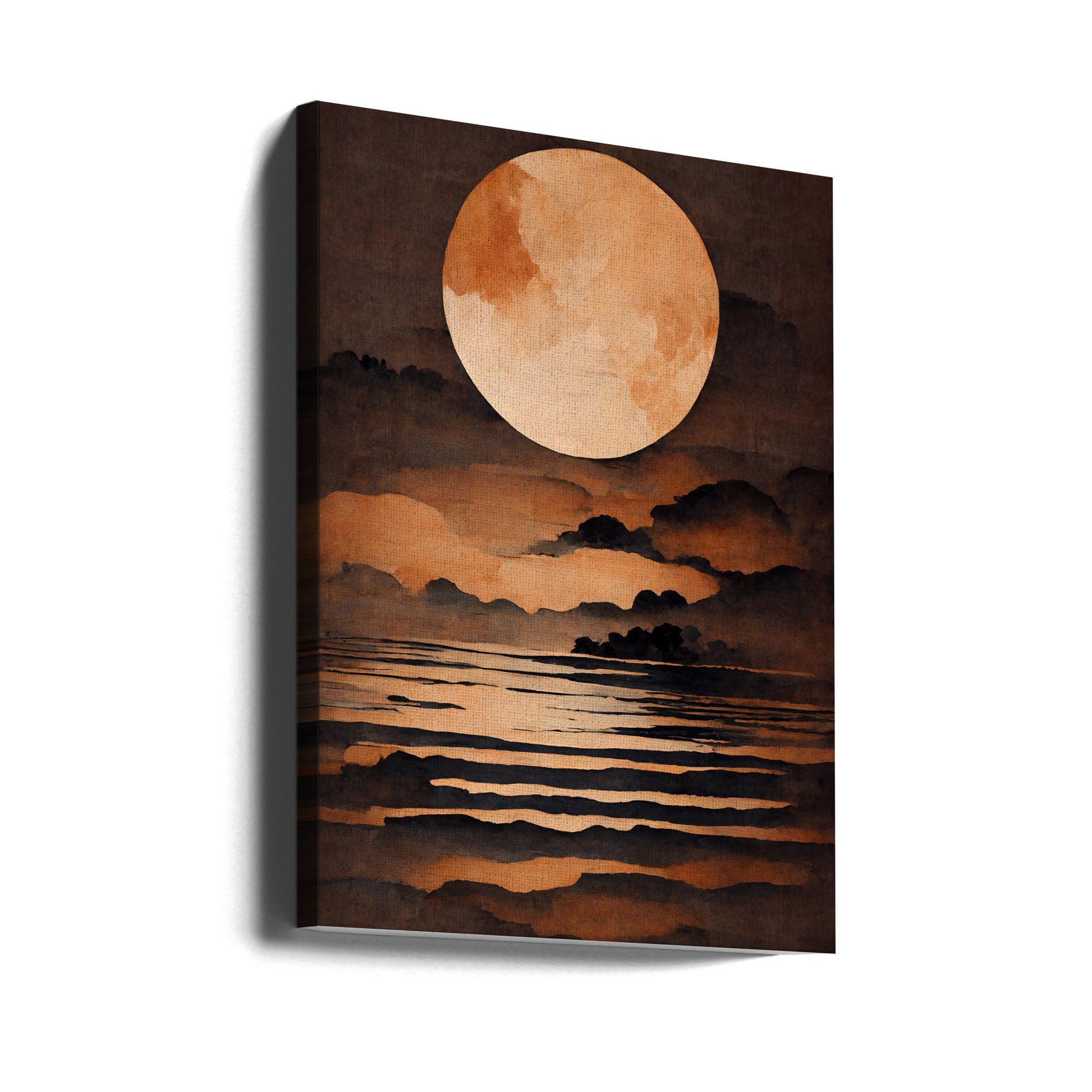 Full Moon by Treechild | Night Sky Moonlight, Large Canvas Wall Art Print | Artsy Earth