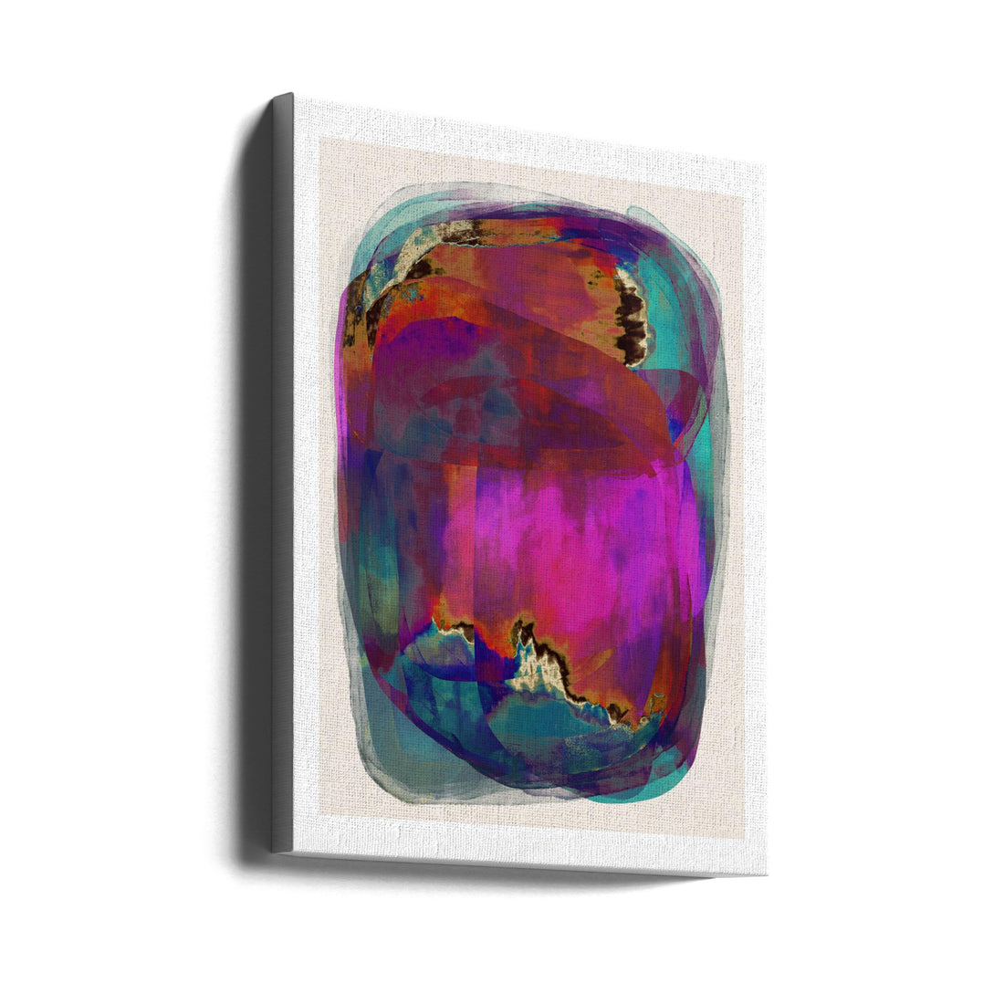 Planet X by Treechild | Abstract Colorful Shapes, Large Canvas Wall Art Print | Artsy Earth