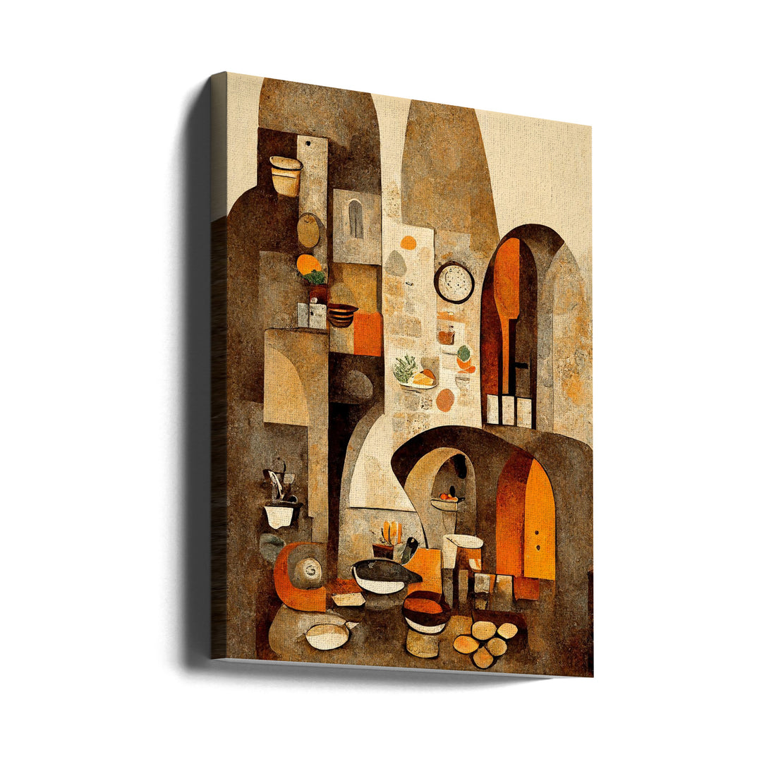 The Kitchen by Treechild | Digital Kitchen Painting, Large Canvas Wall Art Print | Artsy Earth