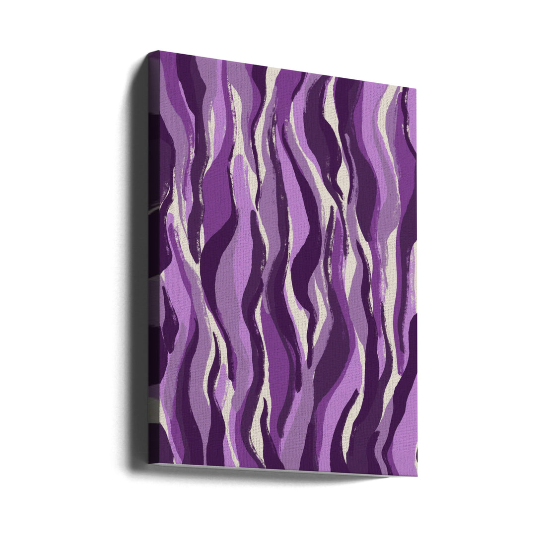 Purple Tiger Pattern by Treechild | Abstract Painted Pattern, Large Canvas Wall Art Print | Artsy Earth