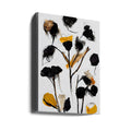 Black Dry Flowers by Treechild | Botanical Floral Illustration, Large Canvas Wall Art Print | Artsy Earth