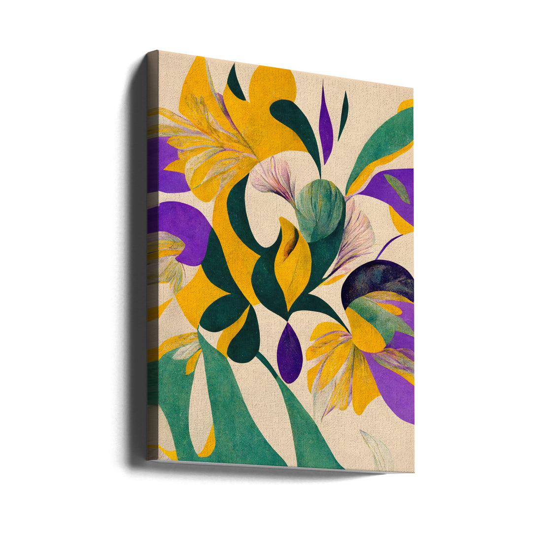 Spring Flowers by Treechild | Floral Botanical Pattern, Large Canvas Wall Art Print | Artsy Earth