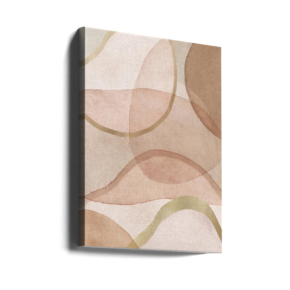 Blush and Brown Abstract by Kathrin Pienaar | Watercolor Abstract Pattern, Large Canvas Wall Art Print | Artsy Earth