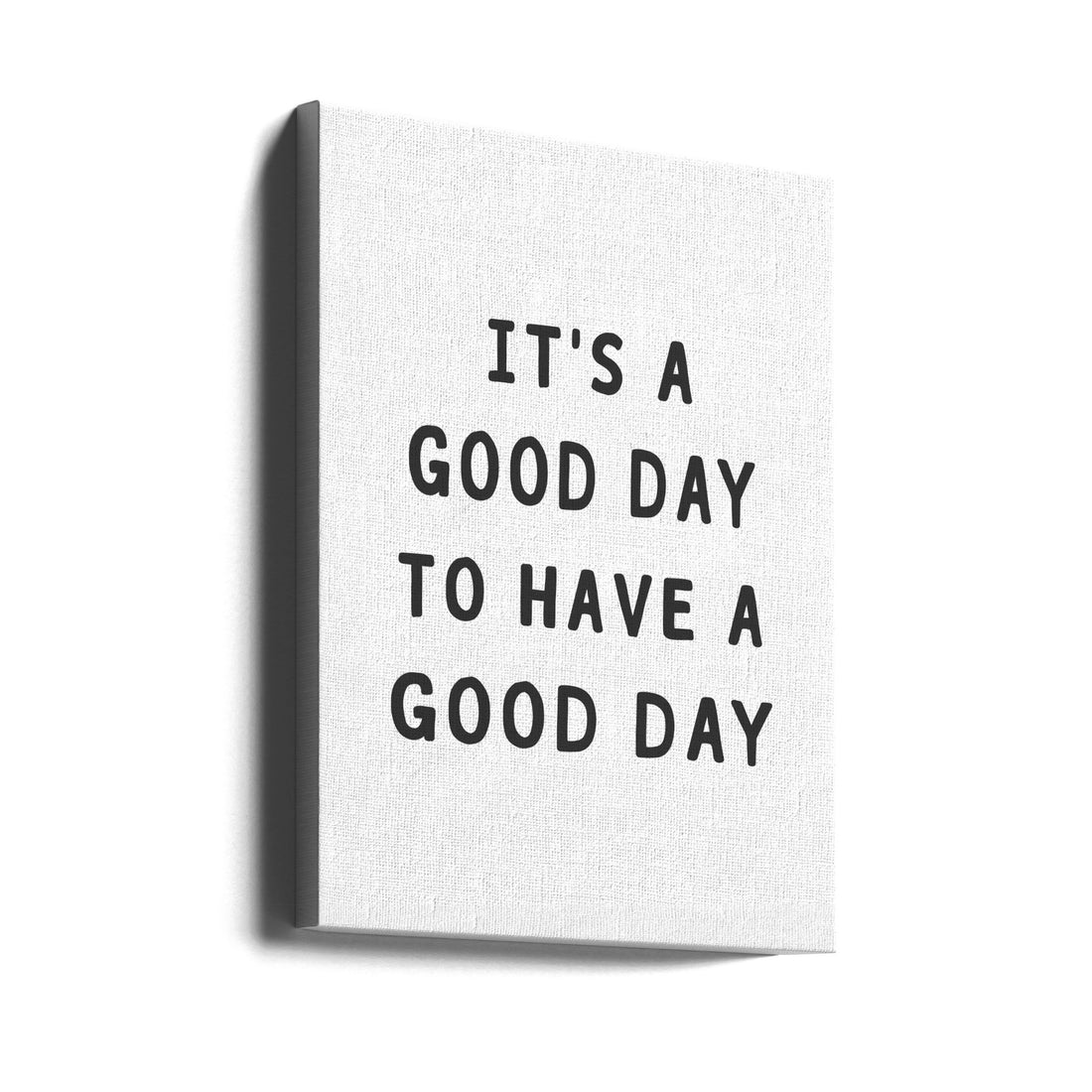 Good Day by Kathrin Pienaar | Inspirational Typography Quote, Large Canvas Wall Art Print | Artsy Earth