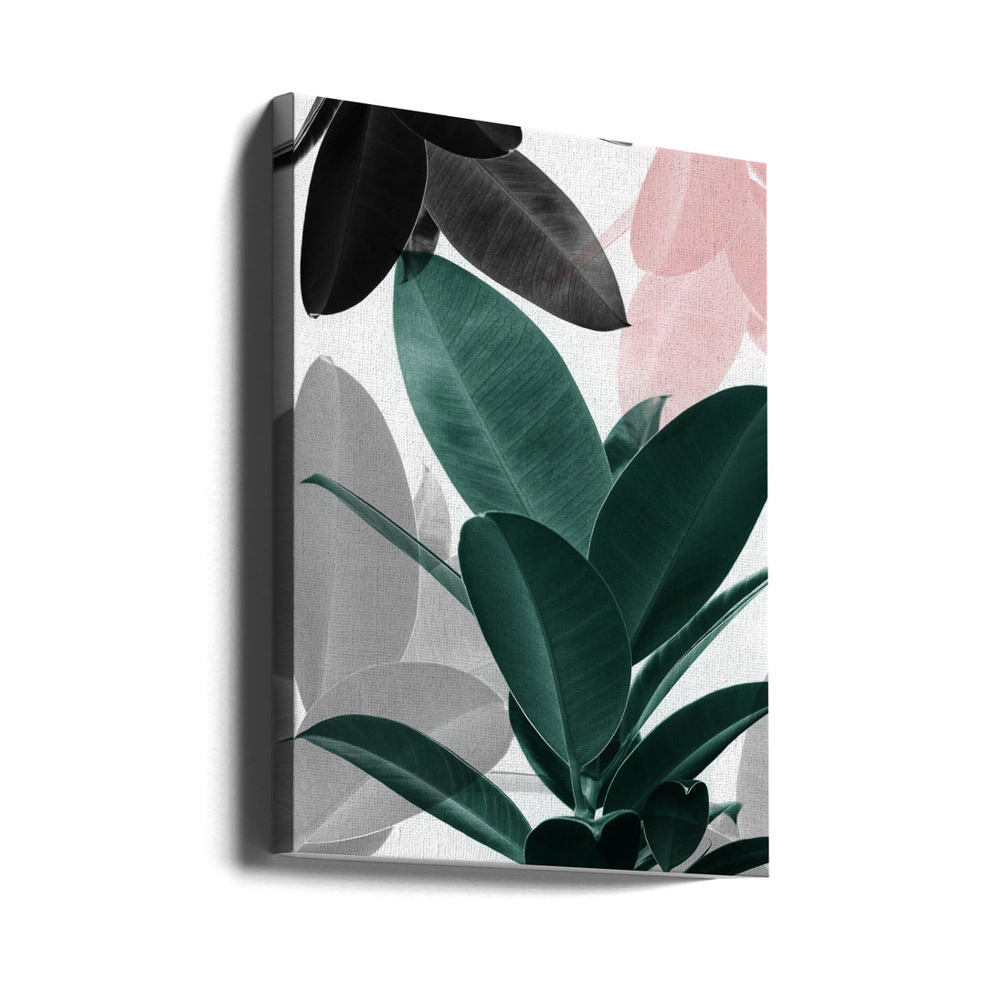 Leaf Play by Kathrin Pienaar | Botanical Green Leaves, Large Canvas Wall Art Print | Artsy Earth