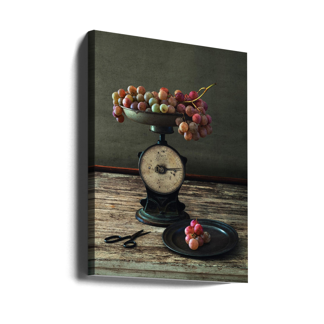 Still Life with Grapes by Christian Marcel | Fresh Red Grapes, Large Canvas Wall Art Print | Artsy Earth