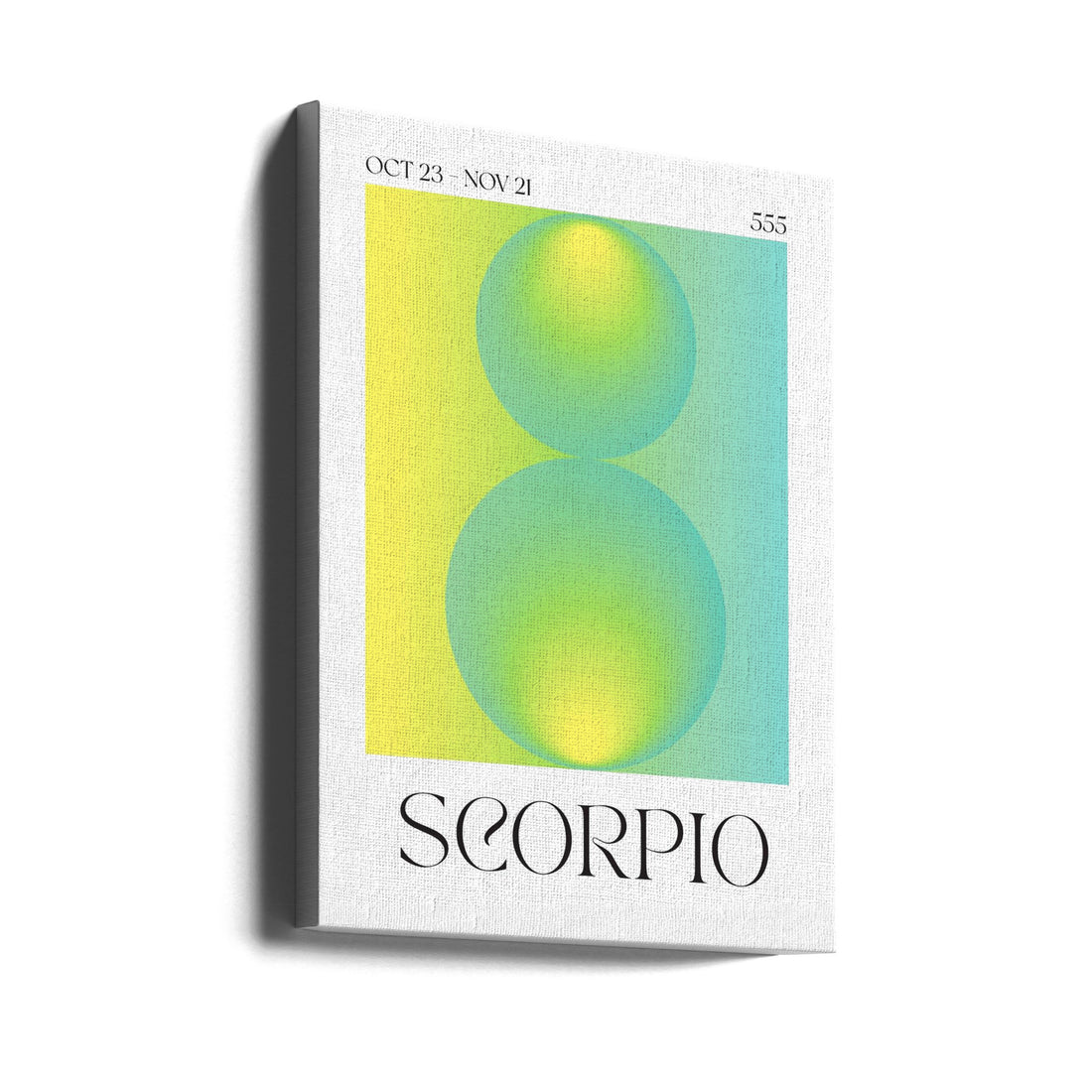 Scorpio Aura Poster by Valeria Castillo | Minimalist Meditation Design, Large Canvas Wall Art Print | Artsy Earth