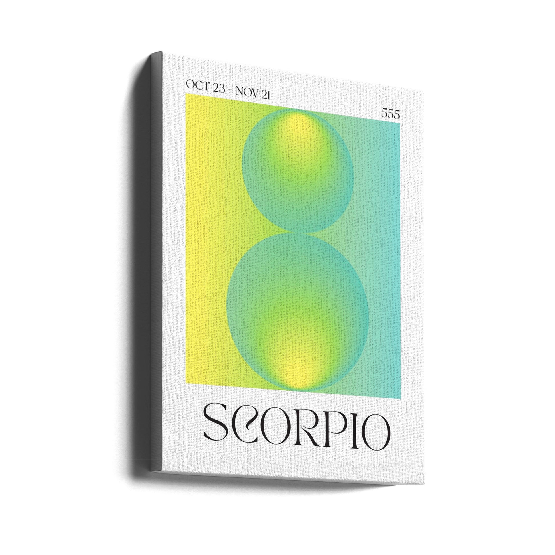 Scorpio Aura Poster by Valeria Castillo | Minimalist Meditation Design, Large Canvas Wall Art Print | Artsy Earth