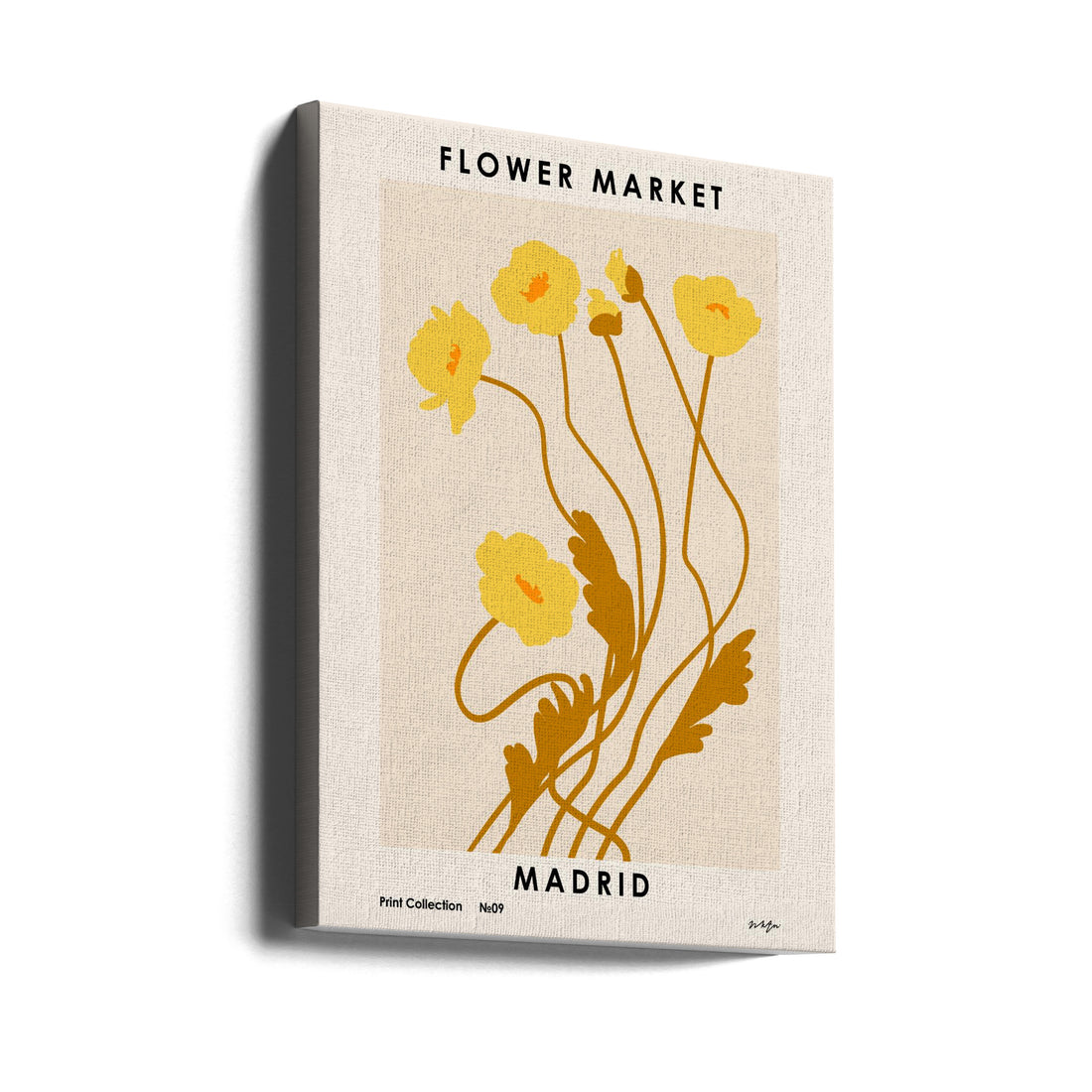 Flower Market Poster by Nktn | Botanical Floral Graphic, Large Canvas Wall Art Print | Artsy Earth