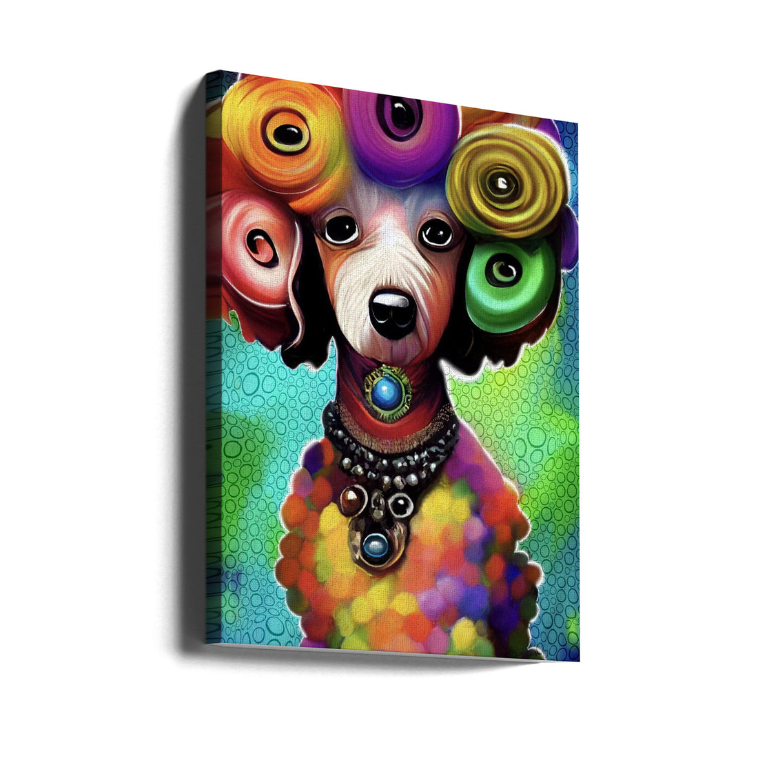 Spa Day by Ruth Day | Colorful Pet Painting, Large Canvas Wall Art Print | Artsy Earth