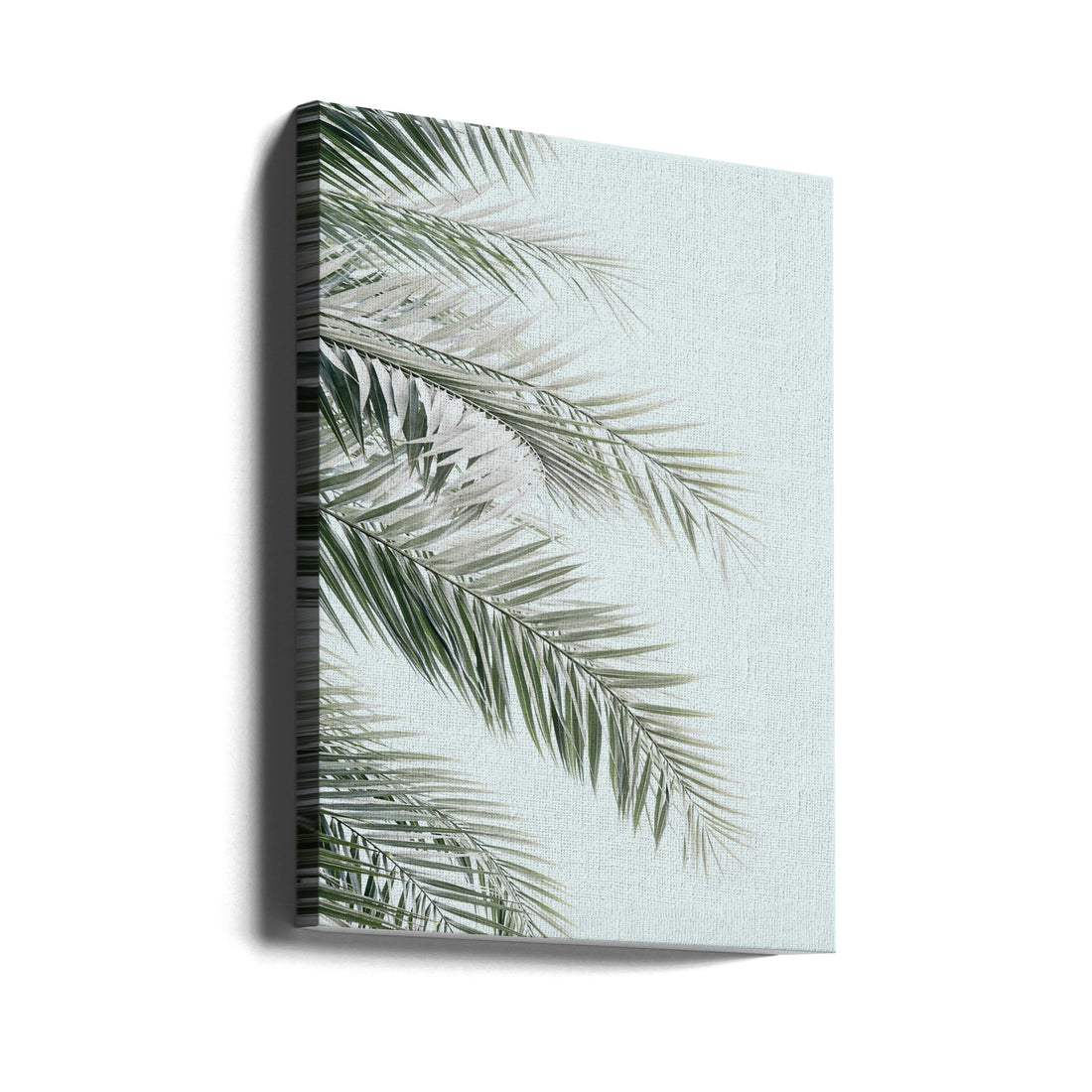 Blue Palms by Kathrin Pienaar | Tropical Palm Botanical, Large Canvas Wall Art Print | Artsy Earth