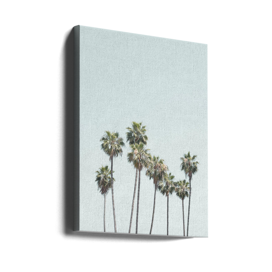 Blue Palm Trees by Kathrin Pienaar | Tropical Palm Landscape, Large Canvas Wall Art Print | Artsy Earth