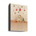 Cute Christmas Dog by Xuan Thai | Cute Pet Holiday, Large Canvas Wall Art Print | Artsy Earth