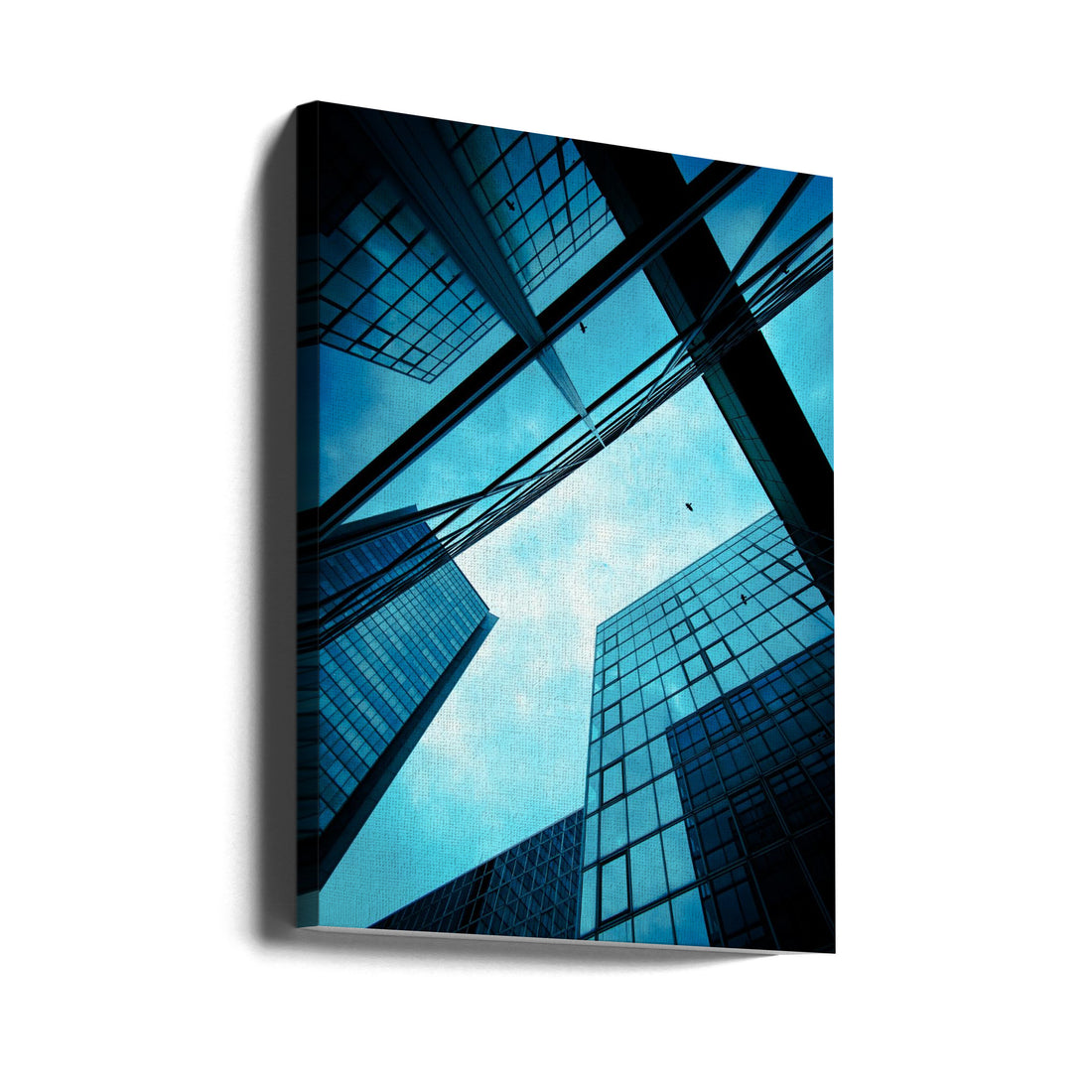 Urban Sky View by Tetsuji Fujino | City Architecture Perspective, Large Canvas Wall Art Print | Artsy Earth