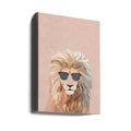 Cool Cat Lion by Sarah Manovski | Wild Animal Portrait, Large Canvas Wall Art Print | Artsy Earth