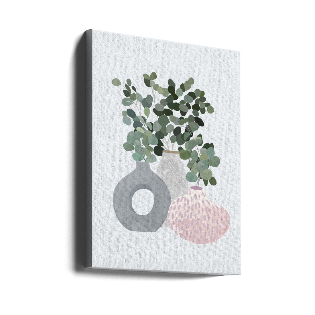 Scandi Japandi Plants by Sarah Manovski | Modern Botanical Minimalism, Large Canvas Wall Art Print | Artsy Earth