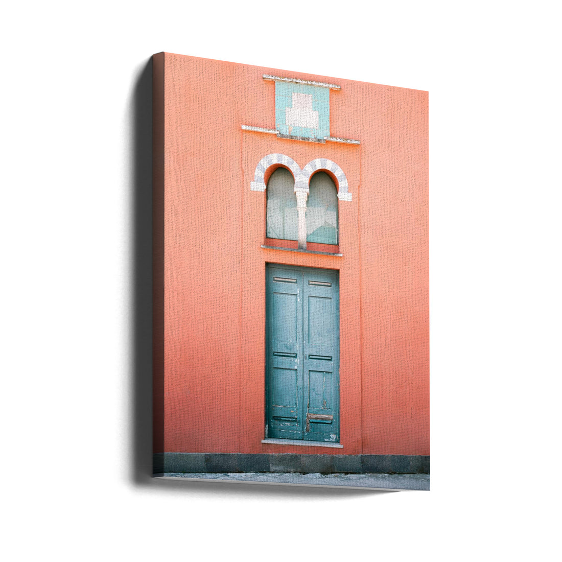 The Capri Door by Raisa Zwart | Mediterranean Architecture Entrance, Large Canvas Wall Art Print | Artsy Earth