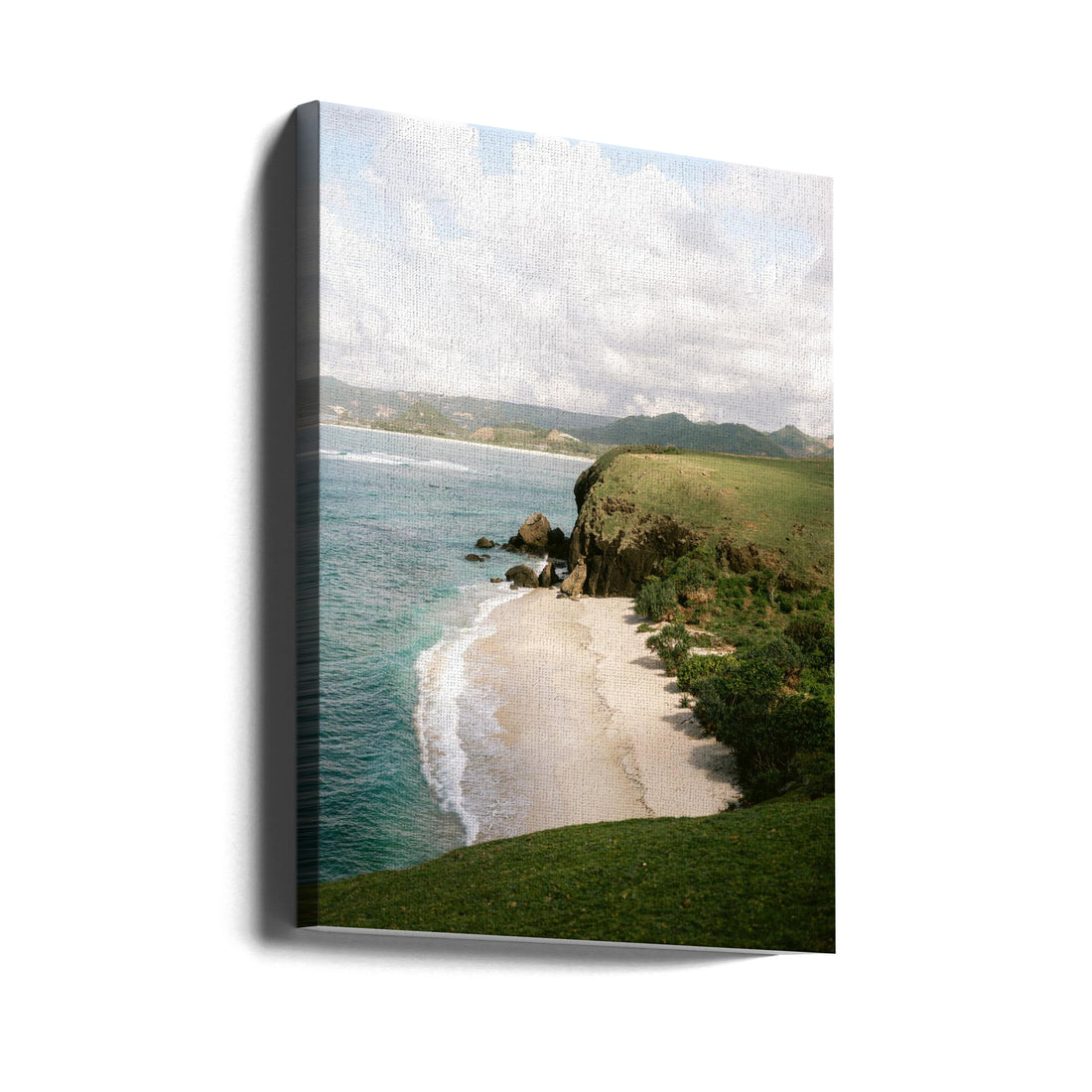 Kuta Beach Lombok by Raisa Zwart | Coastal Seascape Landscape, Large Canvas Wall Art Print | Artsy Earth