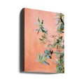 Green and Coral by Raisa Zwart | Botanical Floral Still Life, Large Canvas Wall Art Print | Artsy Earth