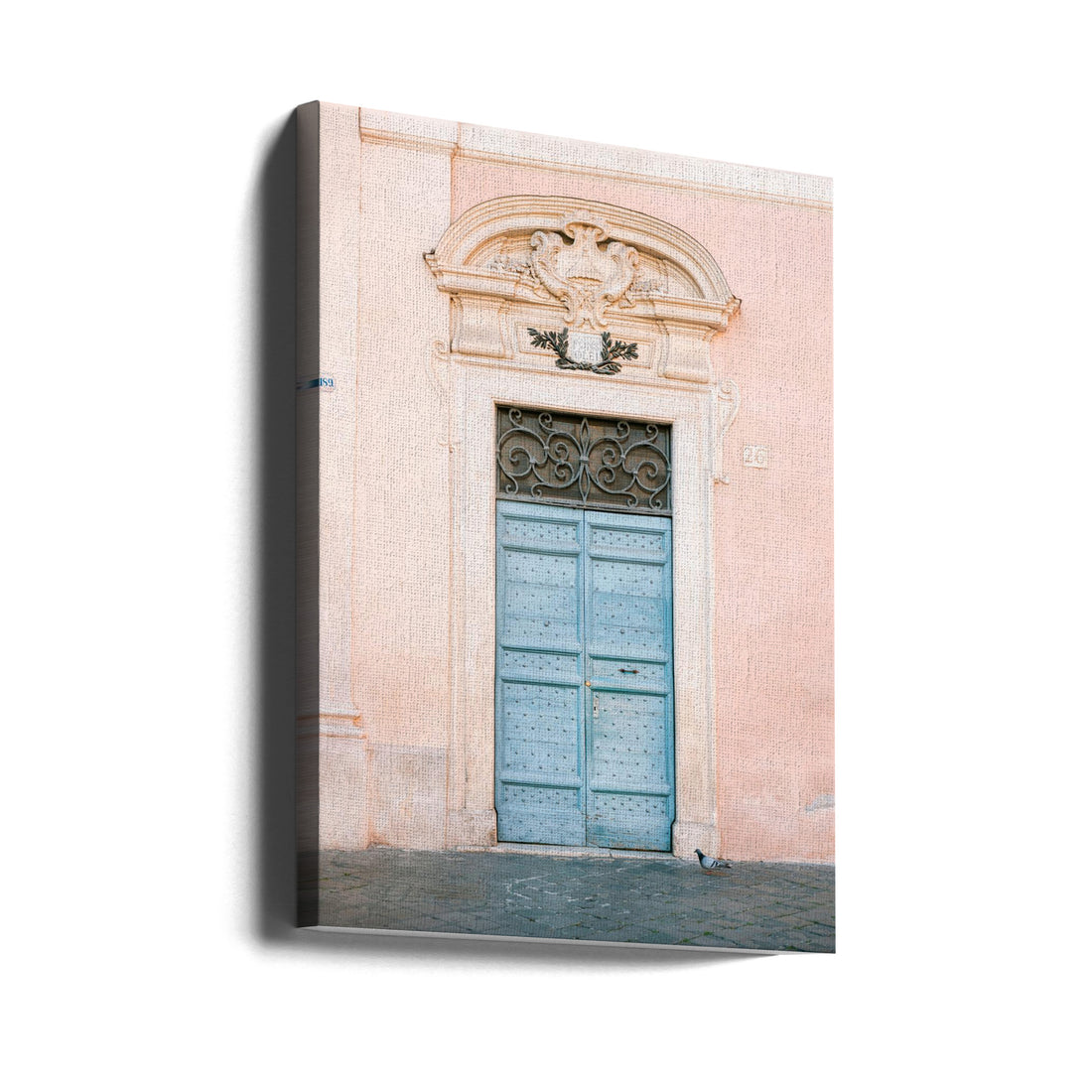 Pastel Trastevere by Raisa Zwart | Historical Italian Architecture, Large Canvas Wall Art Print | Artsy Earth