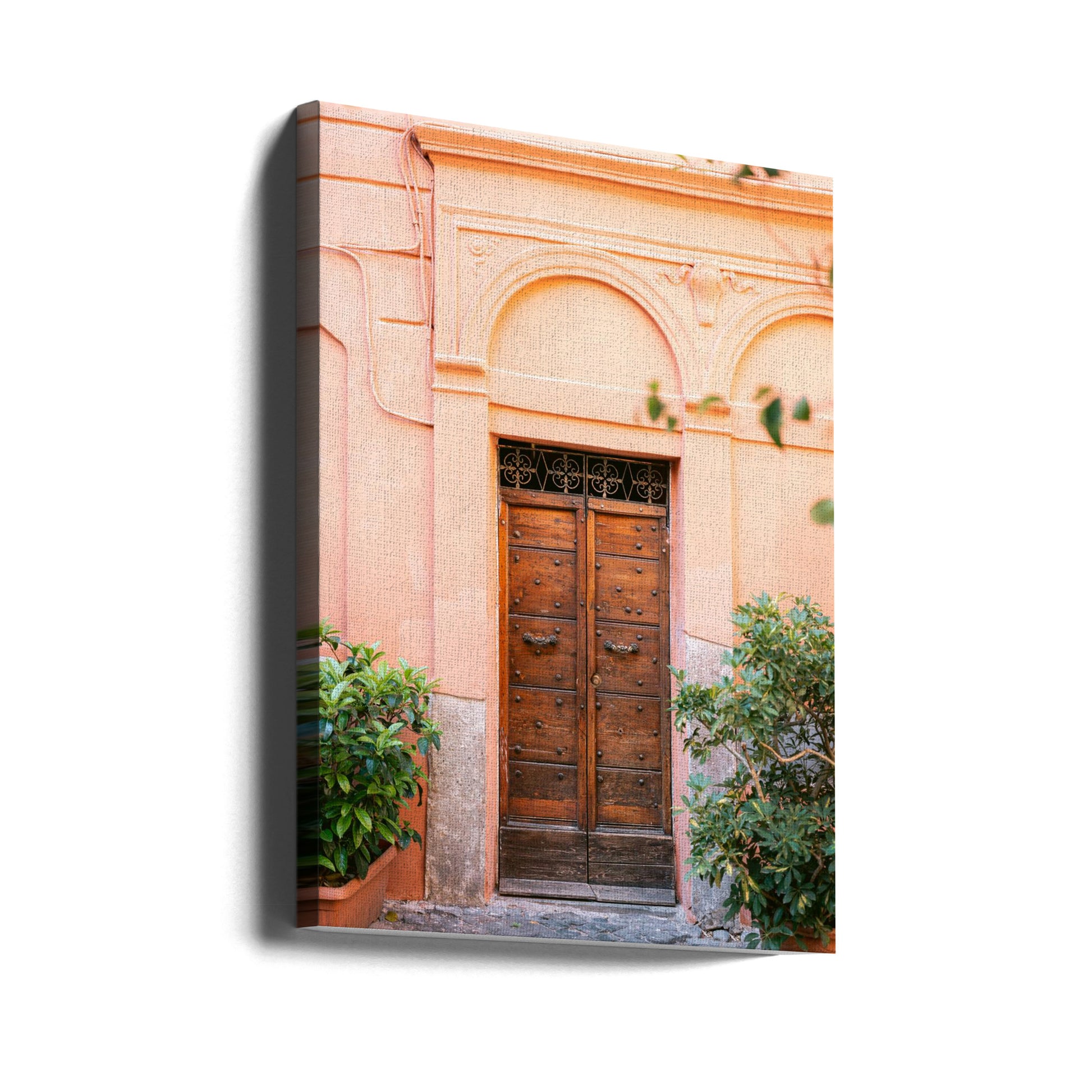 Trastevere Door by Raisa Zwart | Urban Architecture Entrance, Large Canvas Wall Art Print | Artsy Earth