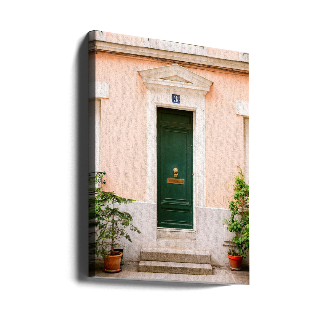 Paris Street Door by Raisa Zwart | Urban Architecture Entrance, Large Canvas Wall Art Print | Artsy Earth