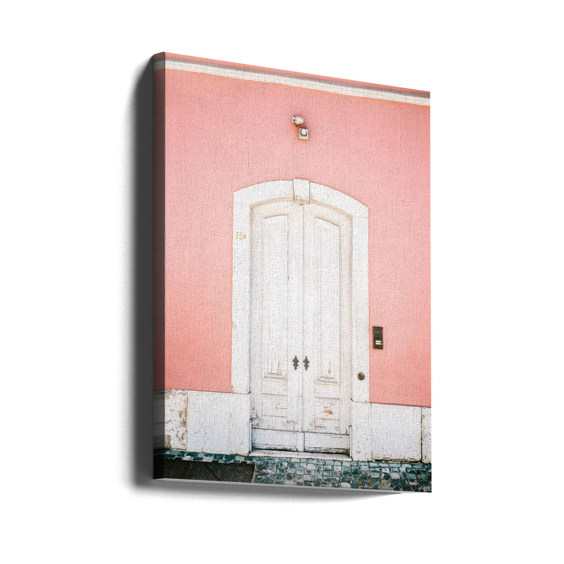 The White Door Lisbon by Raisa Zwart | Urban Architecture Doorway, Large Canvas Wall Art Print | Artsy Earth