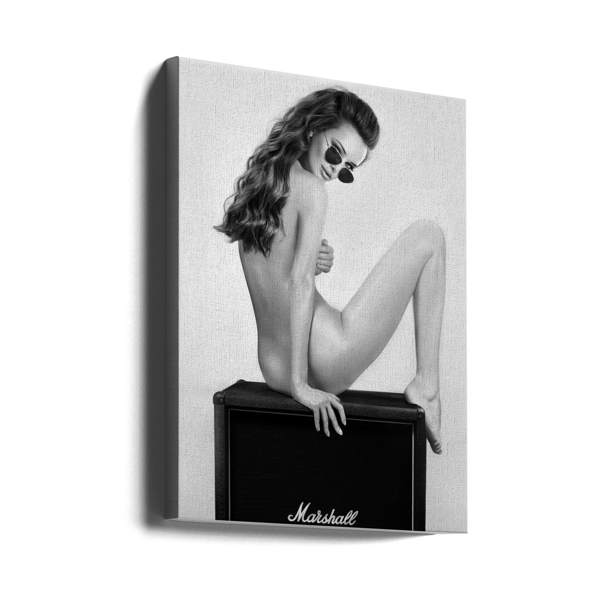 Turn Me On by David Drake | Fashion Model Portrait, Large Canvas Wall Art Print | Artsy Earth