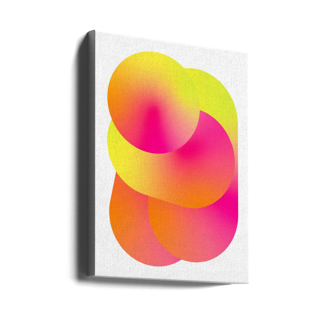 Bubbly by Valeria Castillo | Vibrant Abstract Geometry, Large Canvas Wall Art Print | Artsy Earth