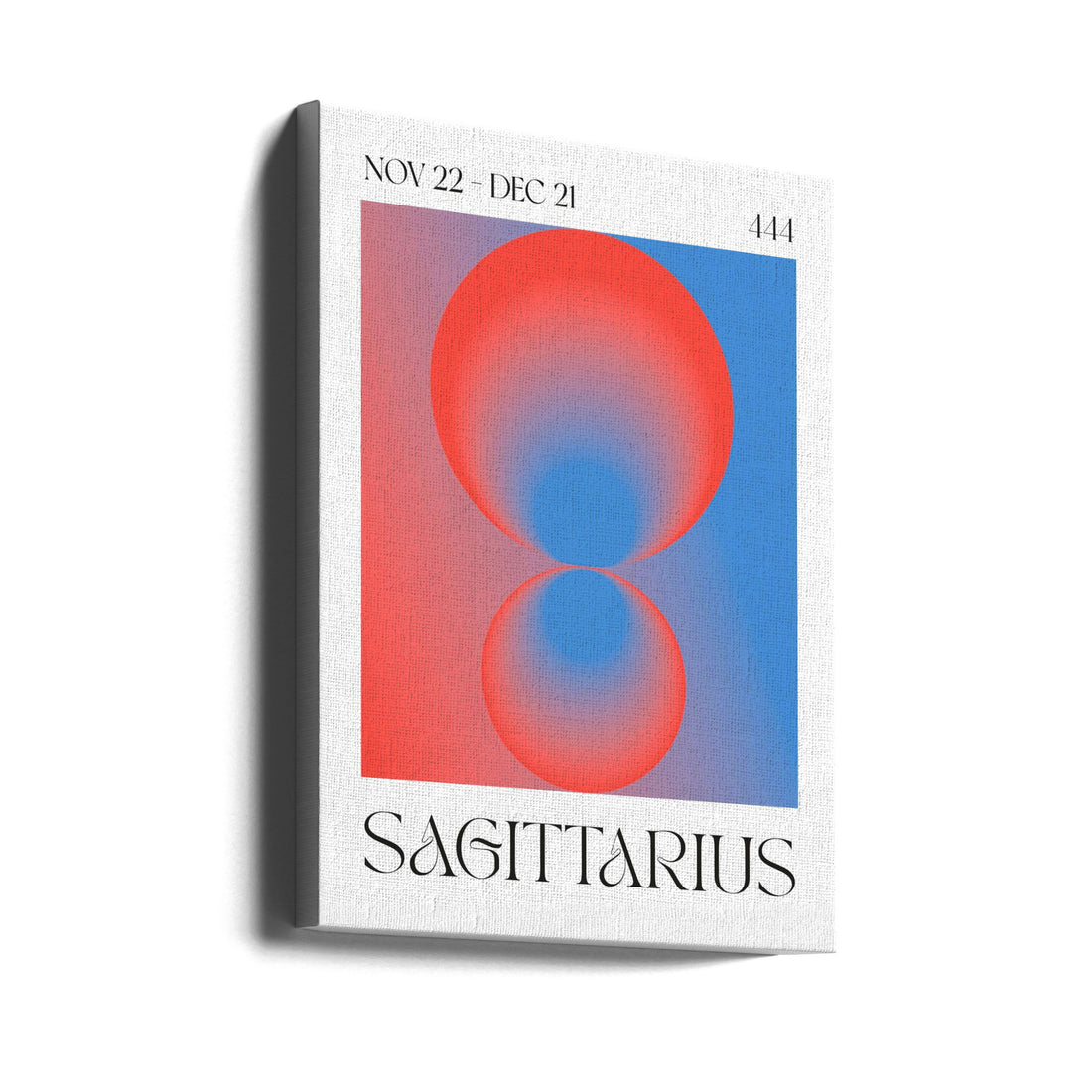 Sagittarius Signs by Valeria Castillo | Zodiac Typography Art, Large Canvas Wall Art Print | Artsy Earth