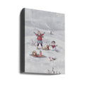 Winter Girl by Xuan Thai | Winter Fun, Large Canvas Wall Art Print | Artsy Earth