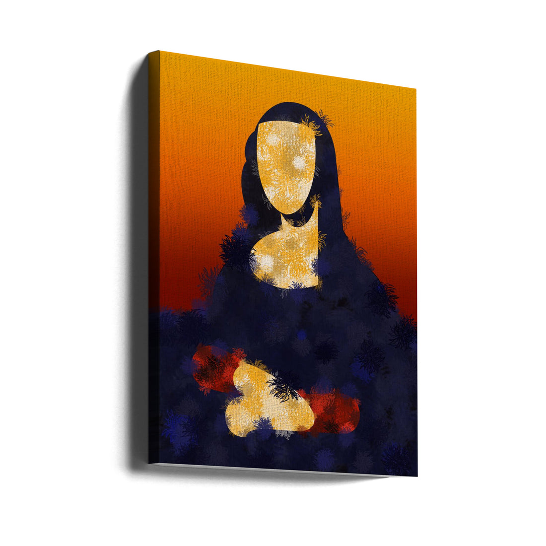 Furry Mona by Tomas Härstedt | Pop Art Mona Lisa, Large Canvas Wall Art Print | Artsy Earth