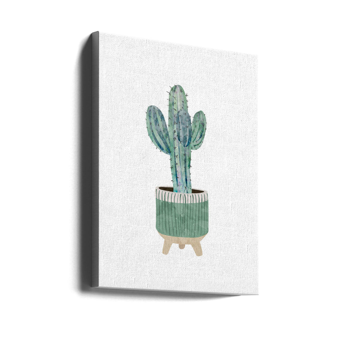 Boho Scandi Cactus by Sarah Manovski | Botanical Cactus Art, Large Canvas Wall Art Print | Artsy Earth