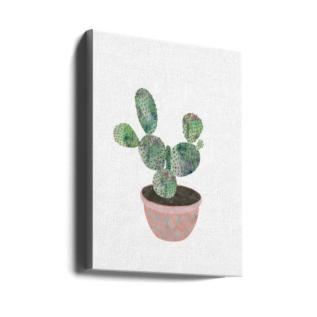 Boho Scandi Cactus by Sarah Manovski | Modern Botanical Decor, Large Canvas Wall Art Print | Artsy Earth