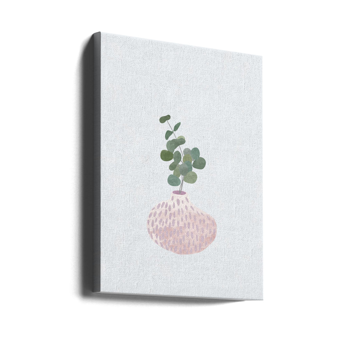 Scandi Japandi House Plant by Sarah Manovski | Modern Botanical Simplistic, Large Canvas Wall Art Print | Artsy Earth