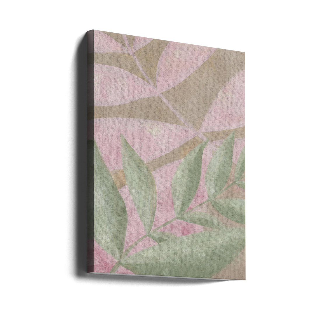 Painted Leaves Art by Rosana Laiz Blursbyai | Botanical Painterly Abstract, Large Canvas Wall Art Print | Artsy Earth