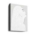 Orli Portrait by Rosana Laiz Blursbyai | Minimal Line Drawing, Large Canvas Wall Art Print | Artsy Earth