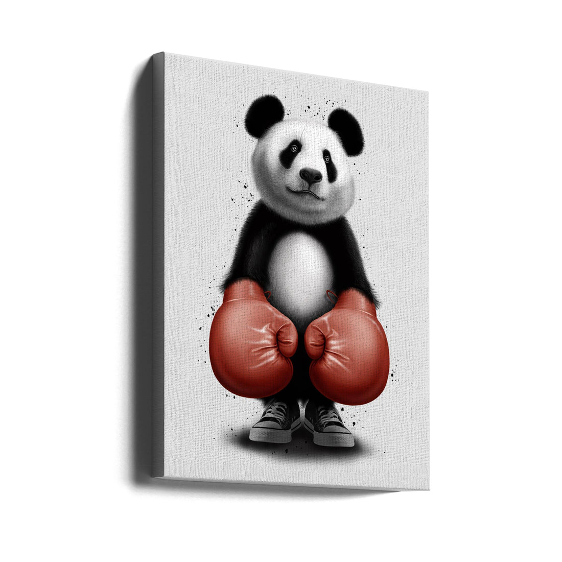 Panda Boxer by Adam Lawless | Cute Boxing Animal, Large Canvas Wall Art Print | Artsy Earth