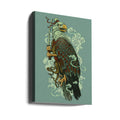 Warrior Eagle by Adam Lawless | Japanese Samurai Bird, Large Canvas Wall Art Print | Artsy Earth